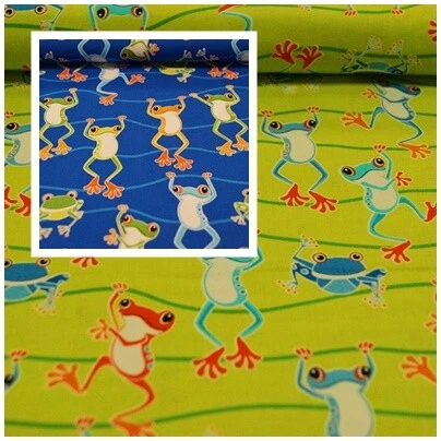 Patchworkstoff  50x112 cm Bernatex GL9832 Just Chillin Frösche Greta Lynn   - Bild 1 von 1
