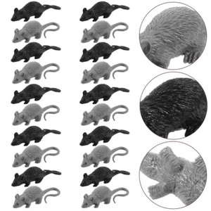 20 PIEZAS Halloween Fiesta Reunión Difícil Juguete Suministros Realistas Mouse Modelo Accesorios - Imagen 1 de 11