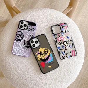 For iPhone 16 Pro Max 15 14 13 12 11 XS XR Lnteresting Graffiti Phone Case Cover - Picture 1 of 13