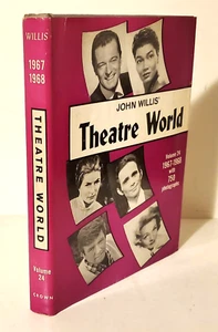 THEATRE WORLD, Volume 24, 1967-68, John Willis, Broaway, Illustrated - Imagen 1 de 15