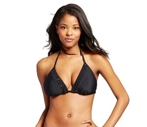 String Bikini Top Triangle Halter on string Mossimo Xhilaration Tori Praver 323D - Picture 1 of 16