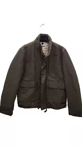 ATELIER SCOTCH taglia L? GIACCA BOMBER IMBOTTITURA RIMOVIBILE CAPPUCCIO IMPACCHETTABILE KAKI TINTA UNITA - Foto 1 di 10