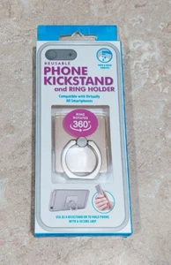 Smartphone Ring 360 Finger Grip Kickstand Mobile Cell Phone Gold Reusable - Picture 1 of 2