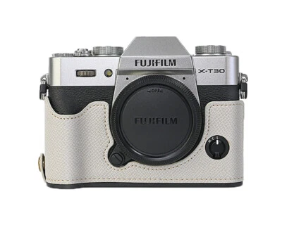 Funda de cuero PU para cámara cubierta de medio cuerpo para Fujifilm X-T10 X-T20 X-T30 II Foto 1 de 4