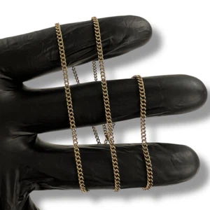 9ct Gold 19'' Curb Chain - Picture 1 of 3