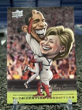 2008 Upper Deck Presidential Predictors Obama Hillary Clinton Butt Rare SSP!!!