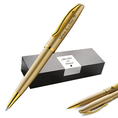 Pelikan Kugelschreiber Jazz® Noble Elegance K35 Gold Gelb Gravur mit Namen - Bild 1 von 4