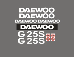 Sticker, aufkleber - DAEWOO G 25S - Imagen 1 de 2
