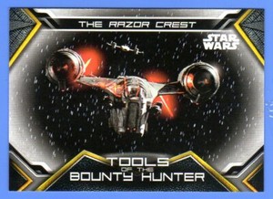 TOPPS STAR WARS 2021 The Mandalorian Trading Cards #TB-1 The Razor Crest - TOOLS