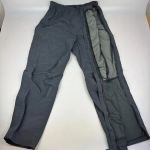 Vintage LL Bean Mens Size LT Tall Waterproof Rain Pants Full Zip Leg Gray - Photo 1/8