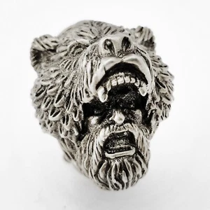 RvD CooB Metall Silber Messer Knauf Bolster WARRIOR GRIZZLY Custom Messerherstellung - Bild 1 von 3