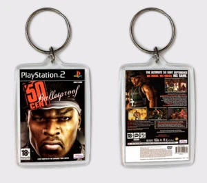 50 CENT BULLETPROOF PLAYSTATION 2 PS2 LLAVERO KEYRING - Picture 1 of 1