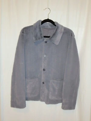 Abrigo Brandon Thomas lavanda/púrpura reversible de piel sintética de longitud media talla M-L Foto 1 de 4