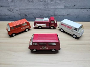 TONKA MINI TRUCKS - EMERGENCY VEHICLE SET OF 4 - Picture 1 of 5