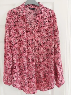 Et Vous Pink Spot Collared Blouse 12 - Image 1 of 4