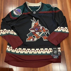 NWT Arizona Coyotes Fanatics Breakaway Men’s Large Kachina Black NHL - Size L - Picture 1 of 3