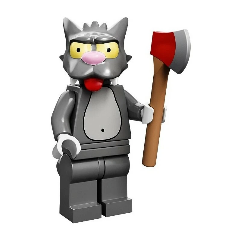 LEGO Collectible Minifigs - Rare - Simpsons Series 1 71005 - Scratchy Cat - New - Image 1 of 1