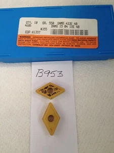 10 NEW SECO DNMG 433-E48. CARBIDE INSERTS. DNMG 15 04 12E 48. GRADE 550 {-B953-} - Picture 1 of 1