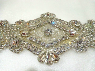 Rhinestone Fashion Clothes Embellishment Fabric Application # 6 - Image 1 of 4