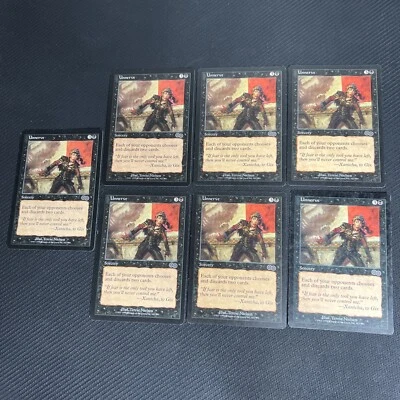 Unnerve Urza's Saga MTG Magic the Gathering Black Playset 7 - Image 1 of 4
