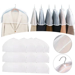 10PC Dustproof Clothes Hanging Dust Cover Garment Protector Shoulder Dustproof - - Picture 1 of 22