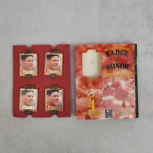 De colección Steve Young 1994 paquete de acción insignia de honor de la NFL 4 pines edición limitada - Imagen 1 de 5