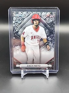 2023 Bowman Sterling Prospects Zach Neto #BSP-92 Mini-Diamond Refractor 079/100 - Picture 1 of 2