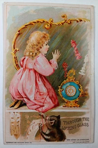 Through The Looking Glass - Alice in Wonderland Theme Graphic Trade Card 1894 - Picture 1 of 5