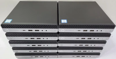 LOT 10 HP EliteDesk 800 G3 DM 35W Mini 2.50GHz Core i5 6500T 8GB RAM NO HDD (b) - Image 1 of 4