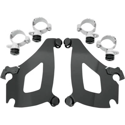 Memphis Shades Bullet Mounting Kit - VN900XV Custom - Black | MEK1972 - Image 1 of 4