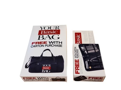 老式基本香烟“您的基本包”香烟促销行李袋和工具套件  — 第 1/4 张图片
