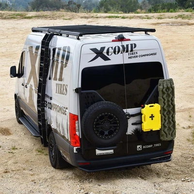 For Mercedes-Benz Sprinter 3500XD 18-24 Westin Outlaw Black Rear Step Board Foto 1 de 4