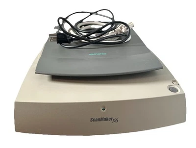 Microtek Scanmaker X6 MRS-1200X6S A4 Format Scanner Flatbed SCSI - Image 1 of 4