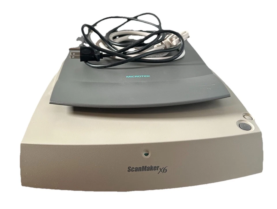 Microtek Scanmaker X6 MRS-1200X6S A4 Format Scanner Flatbed SCSI - Image 1 of 4