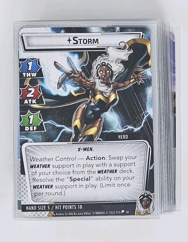 Marvel Champions Storm Hero Pack Expansion - Sleeved - Image 1 of 4