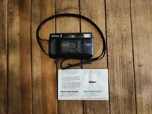 Nikon One Touch 200 35mm Point Shoot Film Camera Compact 5-Zone Autofocus Parts - Picture 1 of 5
