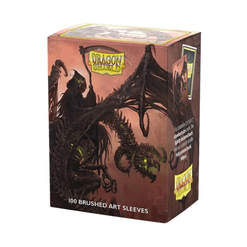 ‎ARCANE TINMEN Dragon Shield Brushed Art Sleeves Halloween 2025 100 CT - Smoo (US IMPORT)