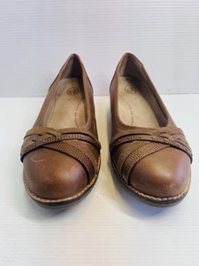 HomyPed Women’s Size 9 AU Full Leather Slip On Comfort Dress Loafer Flats Shoes - Bild 1 von 14