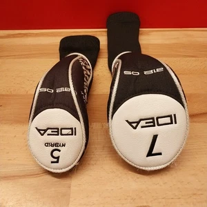 Adams Golf Idea a12 OS #5 Hybrid And #7 Fairway Wood Headcovers Pair OEM - Picture 1 of 11