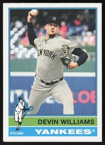 2025 Topps Heritage #376 Devin Williams New York Yankees - Picture 1 of 2