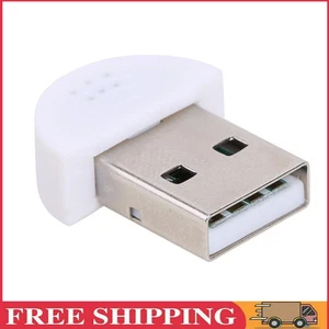 Mini USB Microphone MIC Audio Adapter Direct Connect for PC (White) - Bild 1 von 10