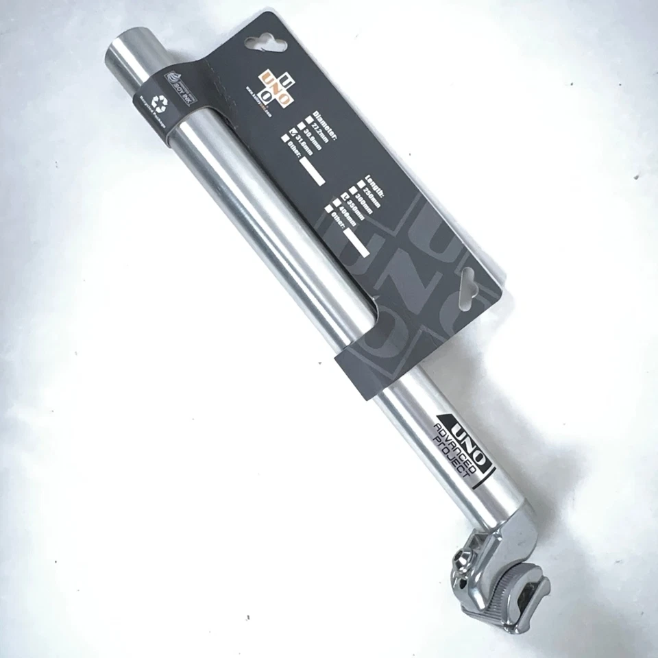 Kalloy UNO 602 Seatpost 31.6 X 350mm Silver