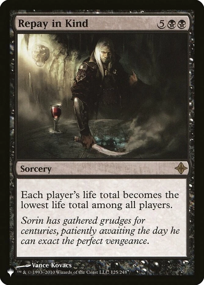 MTG Repay in Kind - The List, Light Play, English The List Reprints - Image 1 of 1