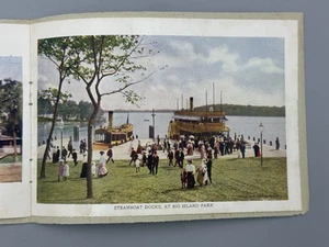 Folleto LAKE MINNETONKA c 1906 BARCO DE VAPOR Tonka Bay Hotel CASINO Minnesota Antque - Imagen 1 de 17