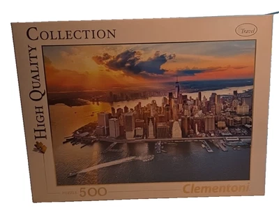 Clementoni  High Quality 'NEW YORK' 500 Piece Jigsaw Puzzle 49 x 36cm  SEALED - Image 1 of 2