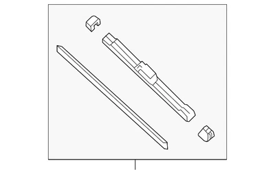 Acura TLX 2015-2020 genuino - limpiaparabrisas hoja (650 mm) 76620-tz3-a03 Foto 1 de 2