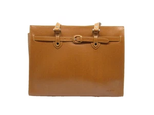 NEU JACK GEORGES Damen braun Leder Executive Beuteltasche Aktentasche - Bild 1 von 11