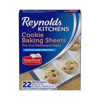 Reynolds Kitchens Non-Stick Baking Parchment Paper Sheets - 12x16 Inch, 22 Co... - Image 1 of 4