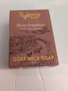 Ledgway Farm Ziegenmilchseife Minty Grapefruit - Bild 1 von 2