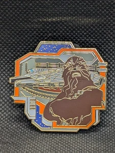 Pin Aventuras de Disney ABD World Jet Adventure Chewbacca Halcón Milenario - Imagen 1 de 2